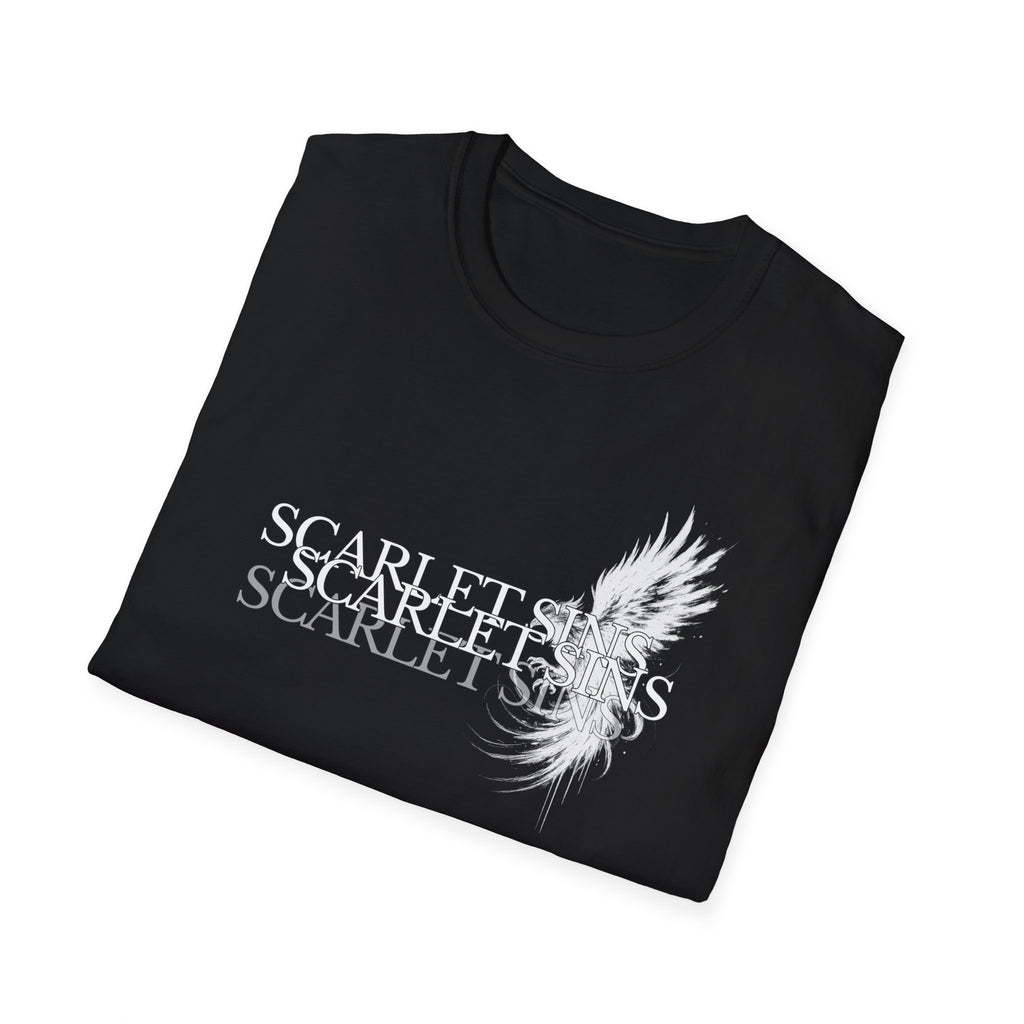 Scarlet Sins - Unisex Soft Style T-shirt, White Phoenix