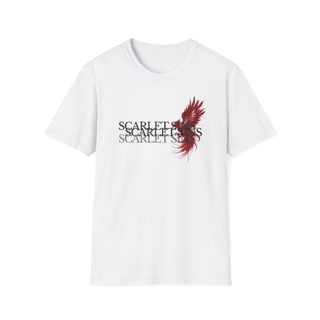 Scarlet Sins - Unisex Soft Style T-Shirt, Red Phoenix