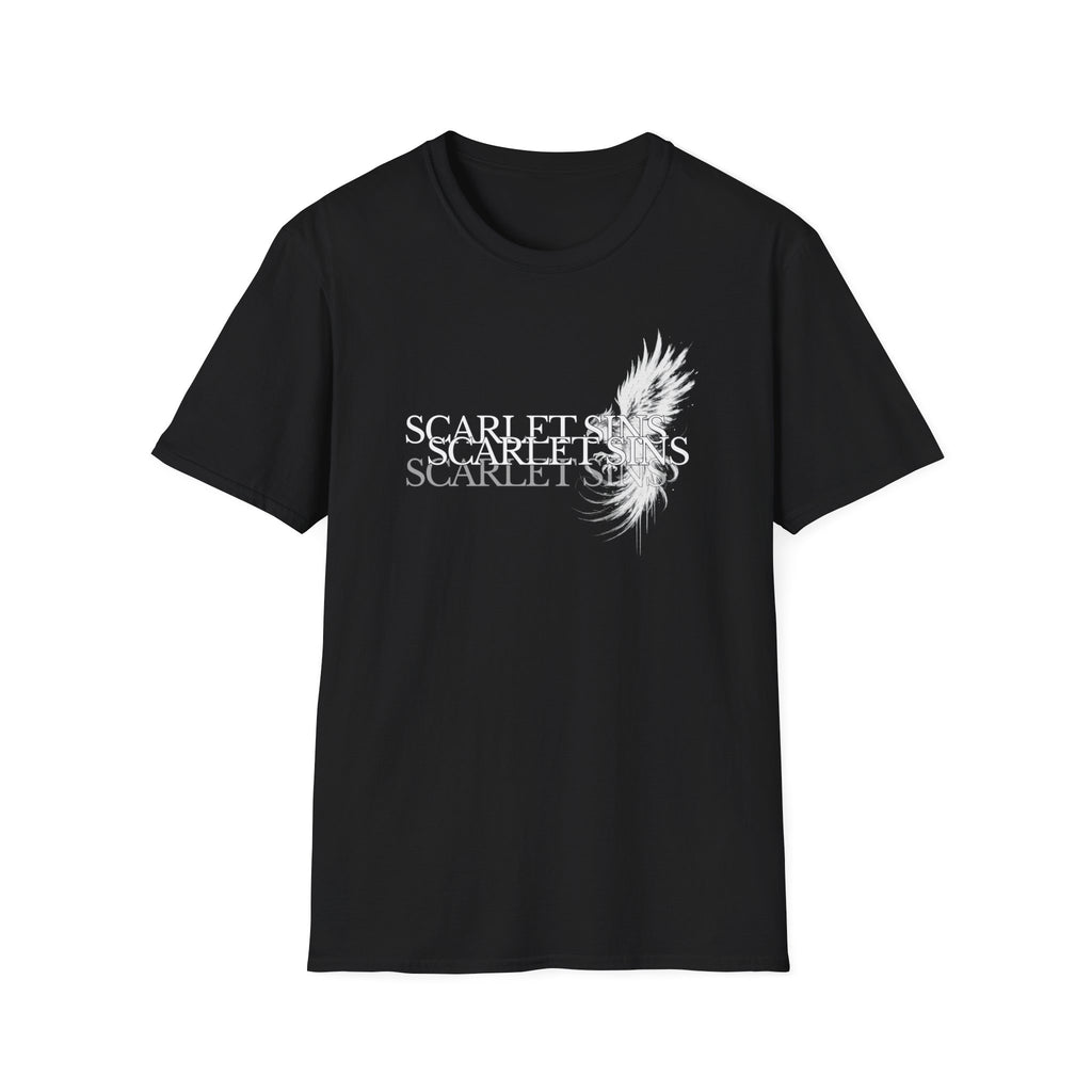 Scarlet Sins - Unisex Soft Style T-shirt, White Phoenix