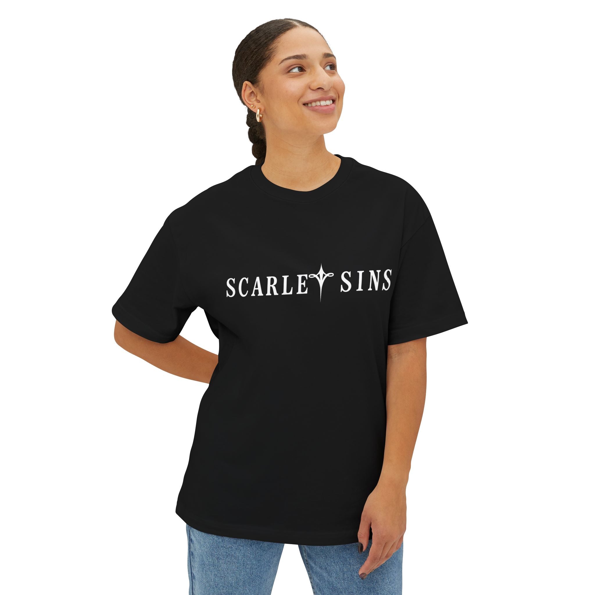 Scarlet Sins - Unisex Oversized Boxy T-Shirt