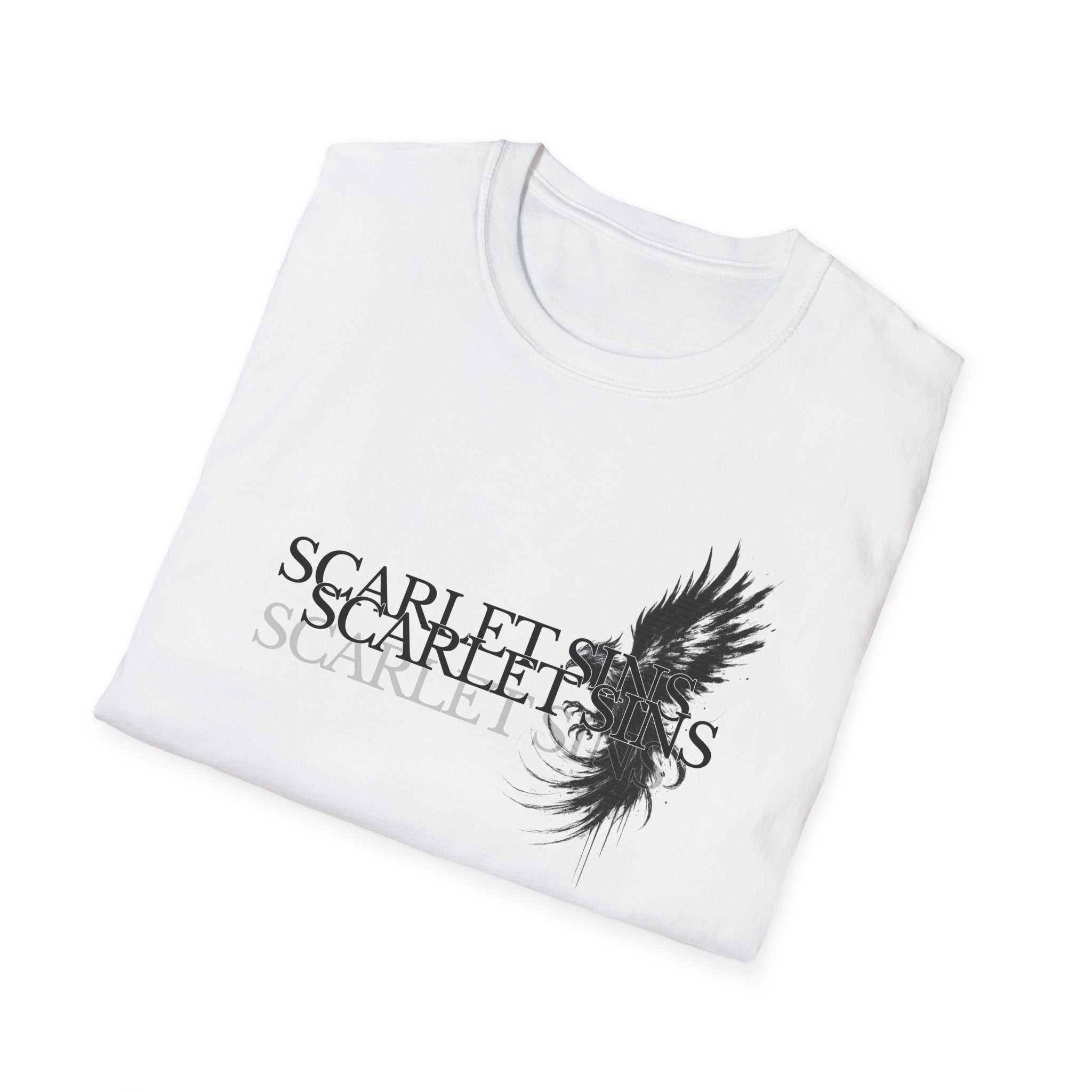 Scarlet Sins - Unisex Soft Style T-Shirt, Phoenix